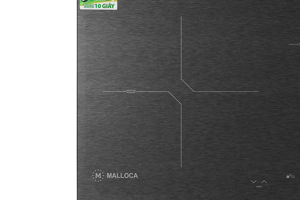 Bếp từ 3 vùng nấu lắp âm Malloca MH-03IS Màu Bạc