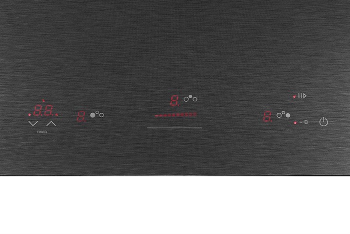 Bếp từ 3 vùng nấu lắp âm Malloca MH-03IS Màu Bạc