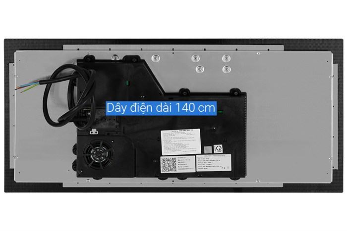 Bếp từ 3 vùng nấu lắp âm Malloca MH-03IS Màu Bạc