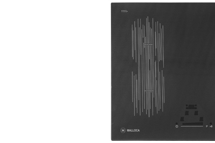 Bếp từ 4 vùng nấu lắp âm Malloca MI 594 LINEAR Màu Xám