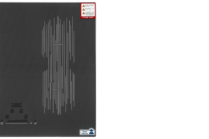 Bếp từ 4 vùng nấu lắp âm Malloca MI 594 LINEAR Màu Xám