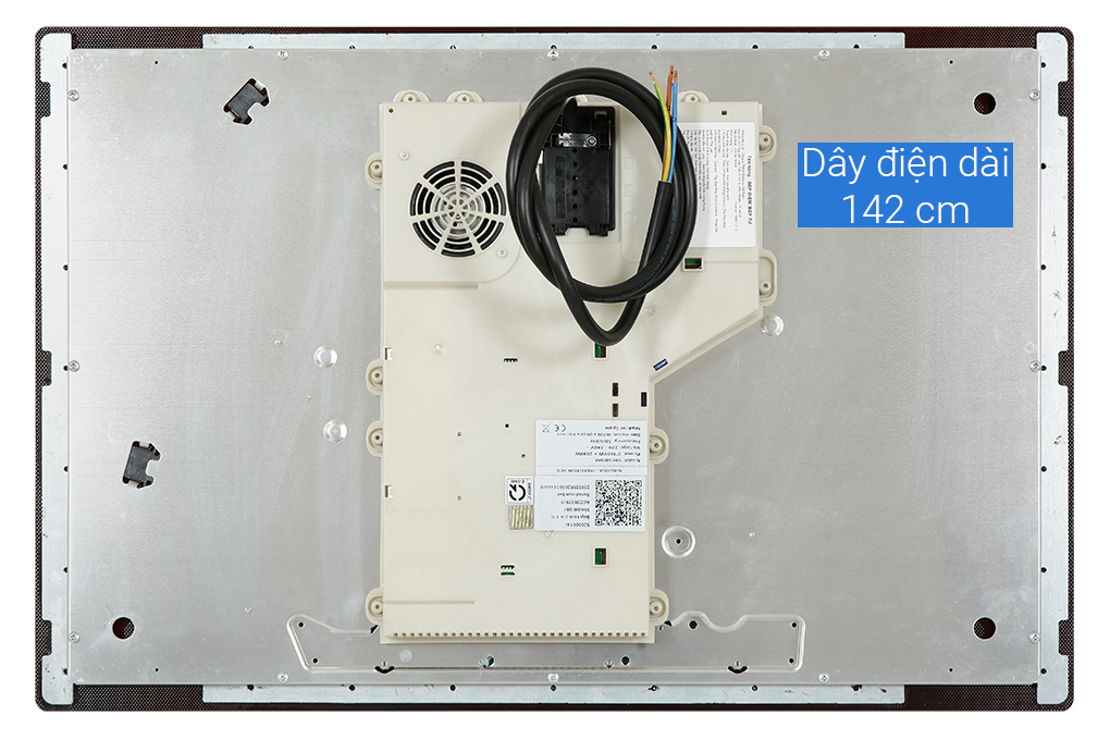 Bếp từ 4 vùng nấu lắp âm Malloca MH-04I BM Màu Đen