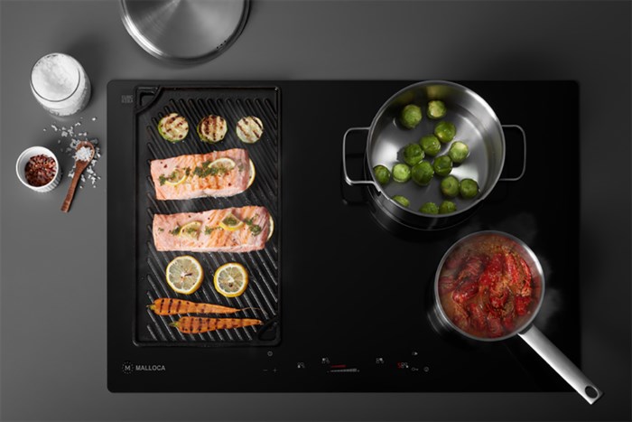 Bếp từ 4 vùng nấu lắp âm Malloca MH-04I BM Màu Đen