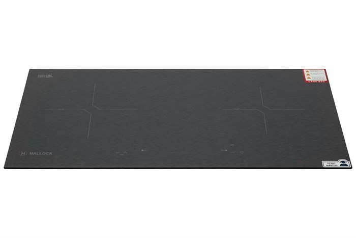 Bếp từ đôi âm Malloca MH-02IS 3800W Màu Bạc