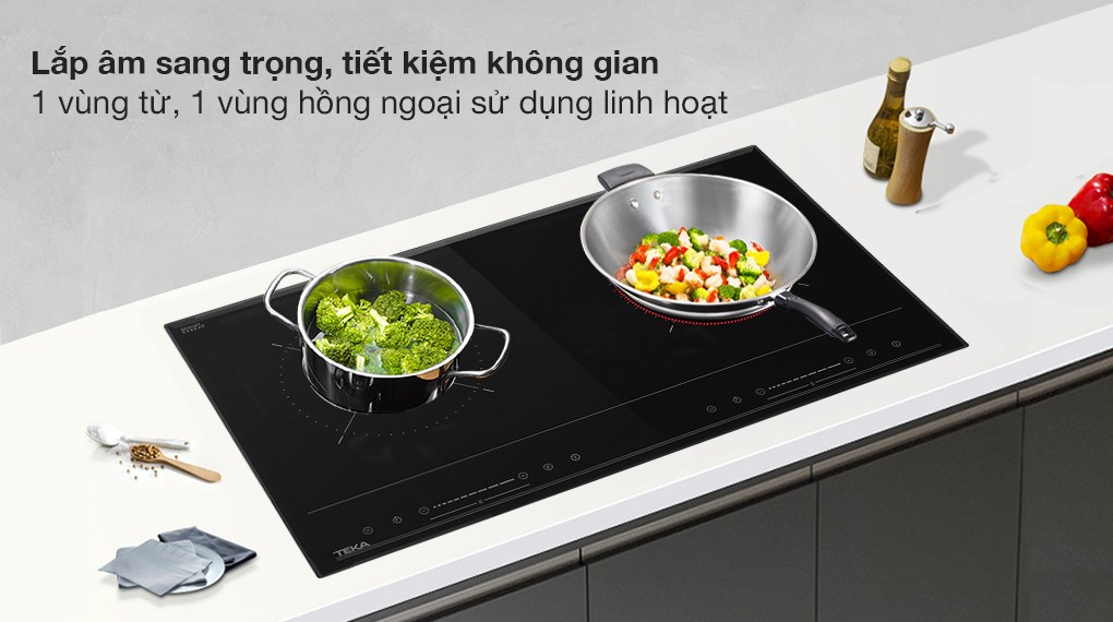 Bếp từ hồng ngoại lắp âm Teka HIC 7322 S