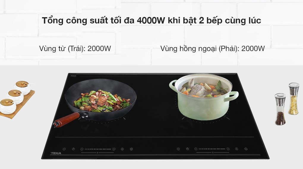 Bếp từ hồng ngoại lắp âm Teka HIC 7322 S