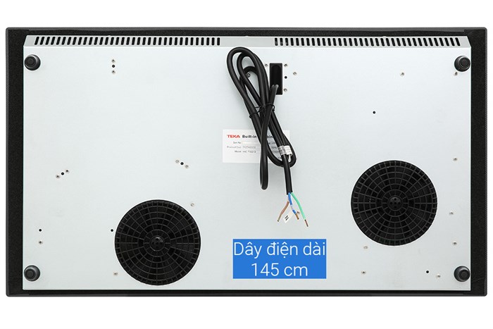 Bếp từ hồng ngoại lắp âm Teka HIC 7322 S Màu Đen