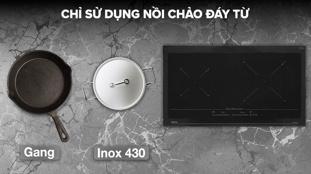 Bếp từ đôi lắp âm Teka IZC 72310 MSP BK