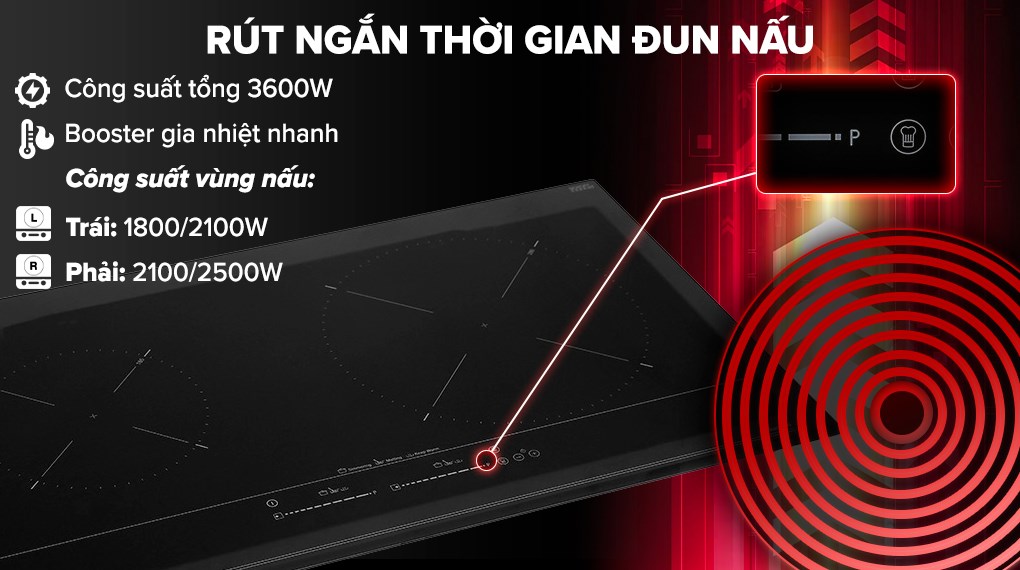 Bếp từ đôi lắp âm Teka IZC 72310 MSP BK