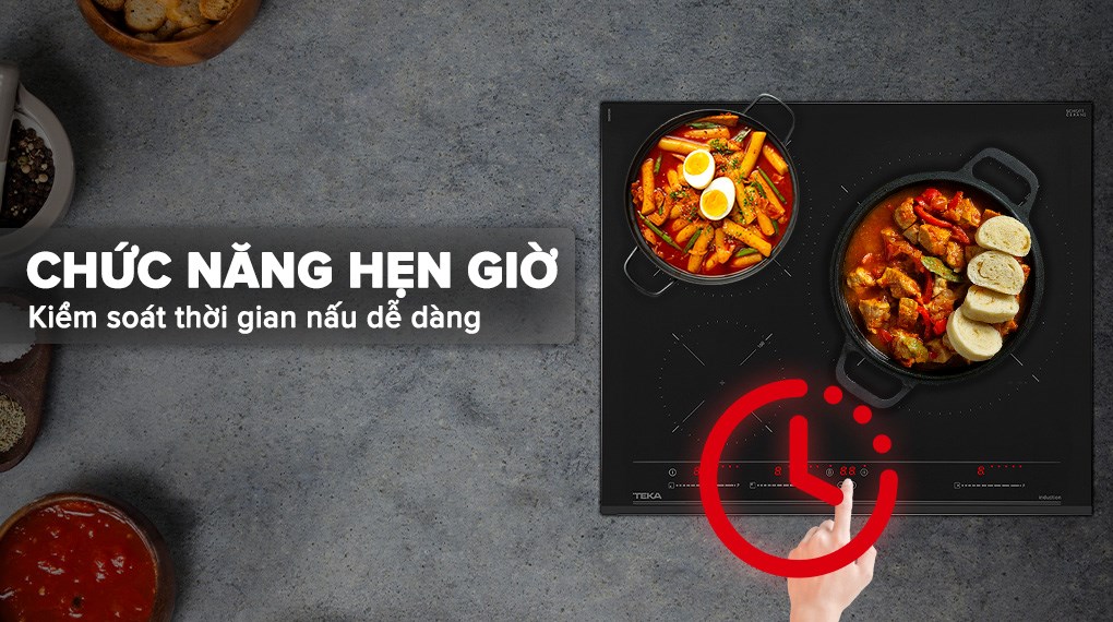 Bếp từ 3 vùng nấu lắp âm Teka IZC 63320 BK MSS