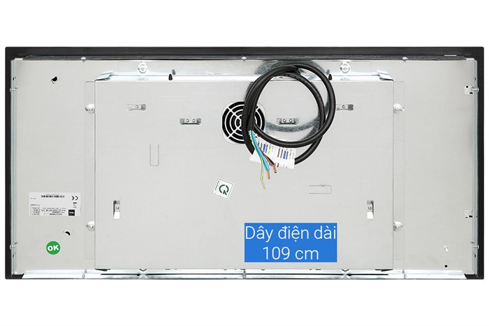 Bếp từ 3 vùng nấu lắp âm Teka IZC 83620 MST BK Màu Đen