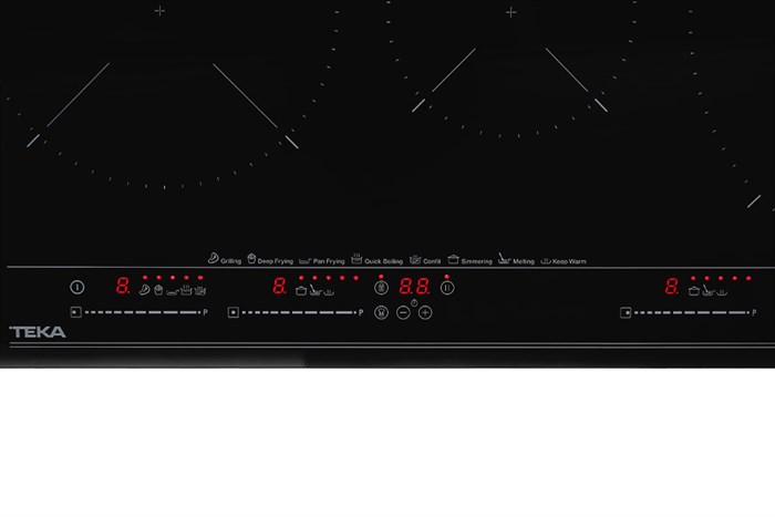 Bếp từ 3 vùng nấu lắp âm Teka IZC 83620 MST BK Màu Đen