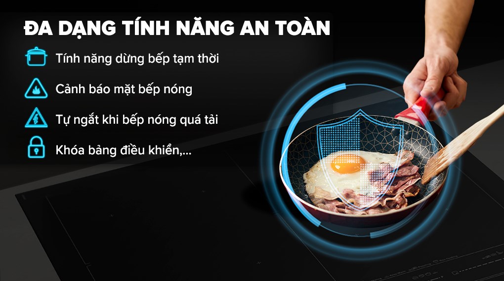 Bếp từ đa vùng nấu lắp âm Teka IZF 68700 MST BK