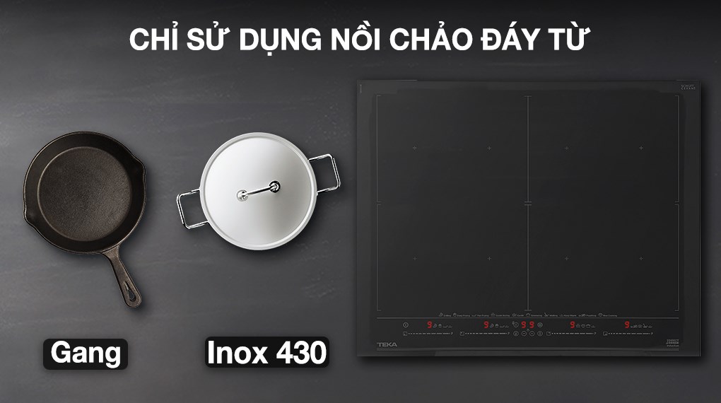 Bếp từ đa vùng nấu lắp âm Teka IZF 68700 MST BK