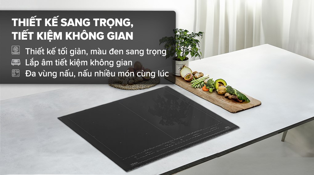 Bếp từ đa vùng nấu lắp âm Teka IZF 68700 MST BK