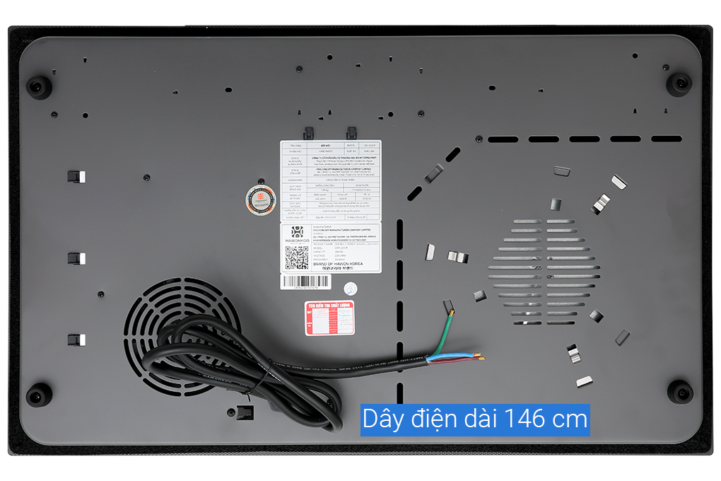 Bếp từ hồng ngoại âm Hawonkoo CEH-223-IF 3800W Màu Đen