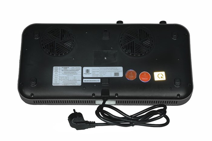 Bếp từ đôi kèm bộ nồi Hawonkoo MCEH-200-II-GR Màu Đen