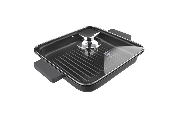 Bếp từ đôi kèm bộ nồi Hawonkoo MCEH-200-II-GR Màu Đen