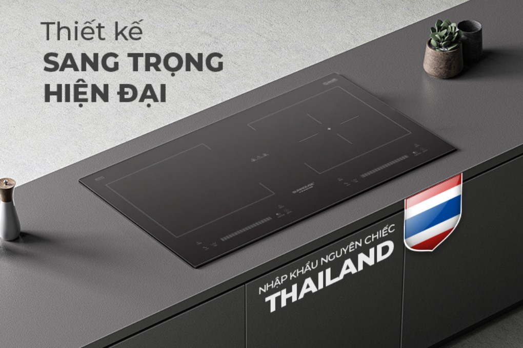 Bếp từ đôi lắp âm Sunhouse SHB9208NEW