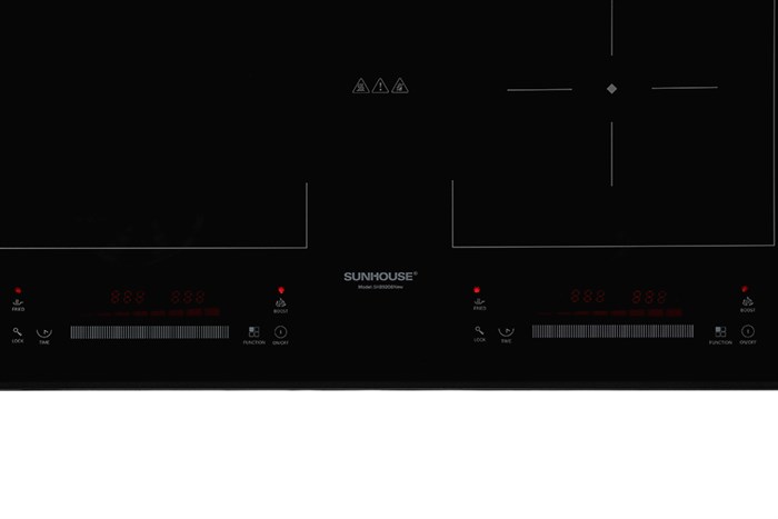 Bếp từ đôi lắp âm Sunhouse SHB9208NEW Màu Đen