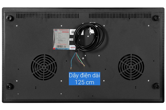 Bếp từ đôi lắp âm Sunhouse SHB9208NEW Màu Đen