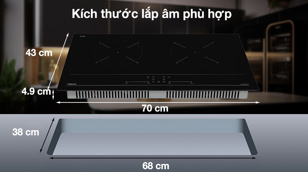 Bếp từ đôi lắp âm Teka IBC 7322 S