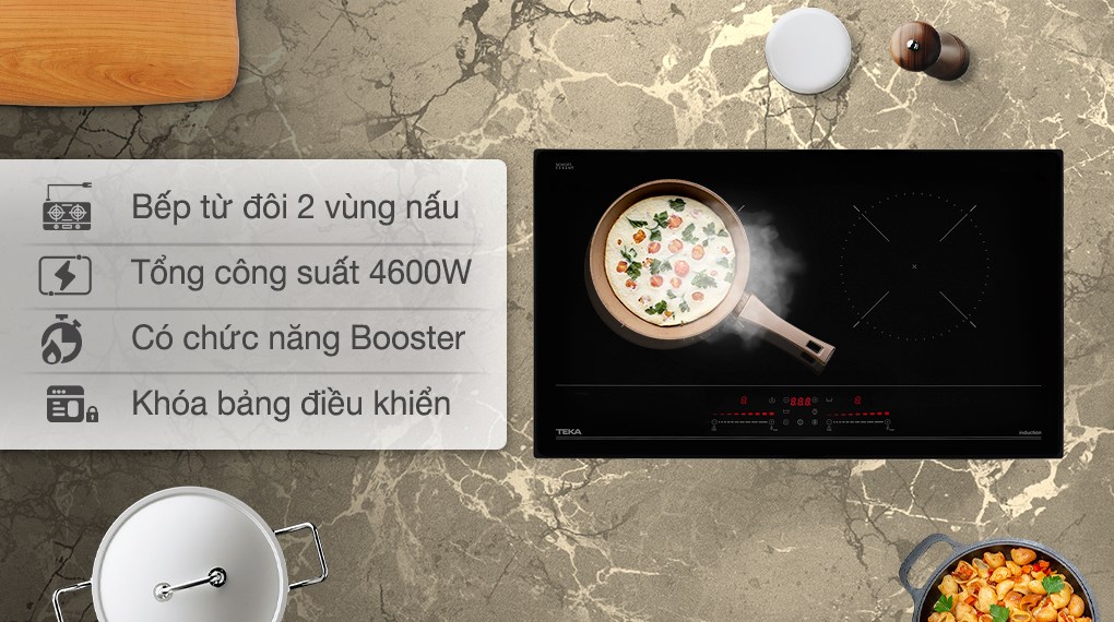Bếp từ đôi lắp âm Teka IBC 7322 S - Chính hãng, giá tốt