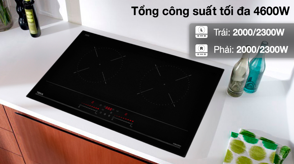 Công suất - Bếp từ đôi lắp âm Teka IBC 7322 S Công suất - Bếp từ đôi lắp âm Teka IBC 7322 S