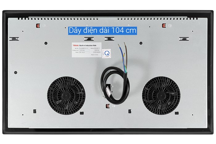 Bếp từ đôi lắp âm Teka IBC 7322 S Màu Đen