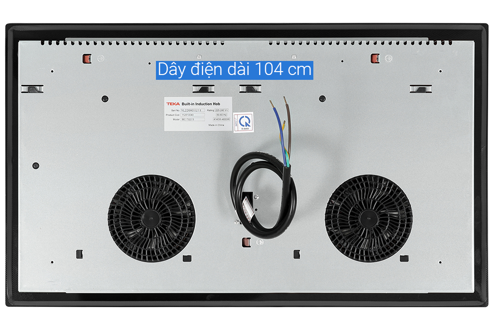 Bếp từ đôi lắp âm Teka IBC 7322 S Màu Đen