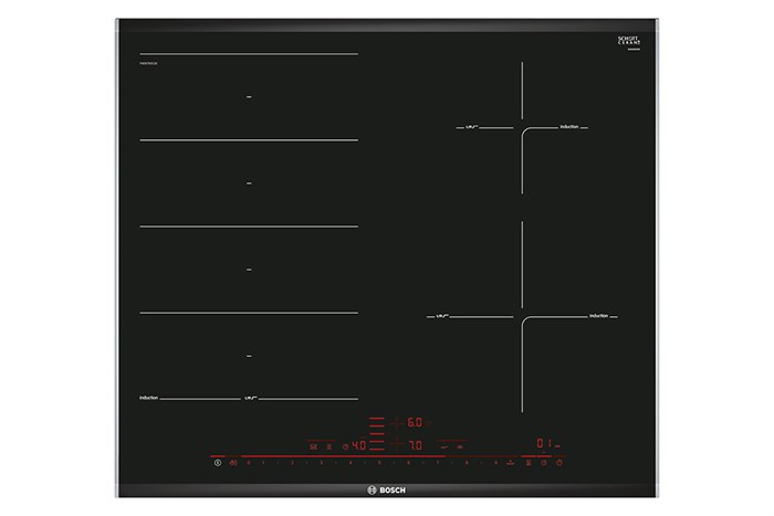 Bếp từ 4 vùng nấu lắp âm Bosch PXE675DC1E Màu Đen