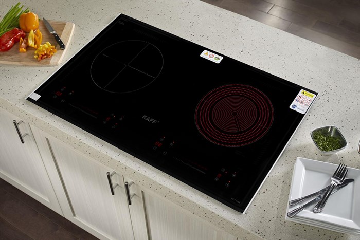 Bếp từ hồng ngoại âm KAFF KF-FL108 4500W Màu Đen