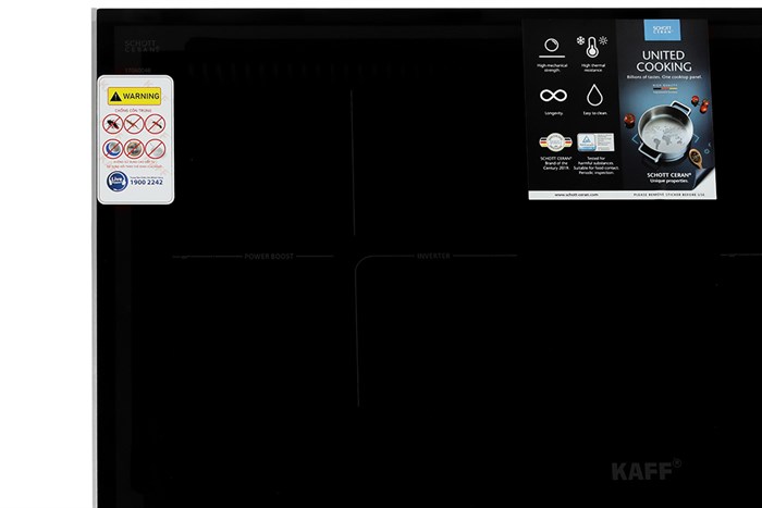 Bếp từ đôi âm KAFF KF-HID7348II 4600W Màu Đen