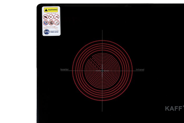 Bếp từ hồng ngoại âm KAFF KF-FL105IC 4400W Màu Đen