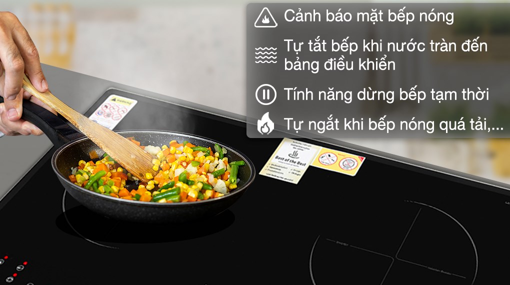 Bếp từ đôi âm KAFF KF-073II 4000W