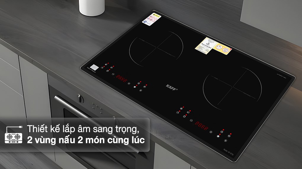 Bếp từ đôi âm KAFF KF-073II 4000W