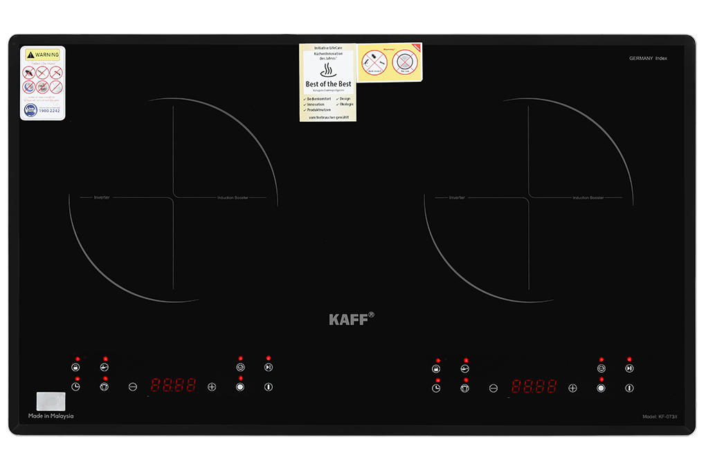 Bếp từ đôi âm KAFF KF-073II 4000W Màu Đen