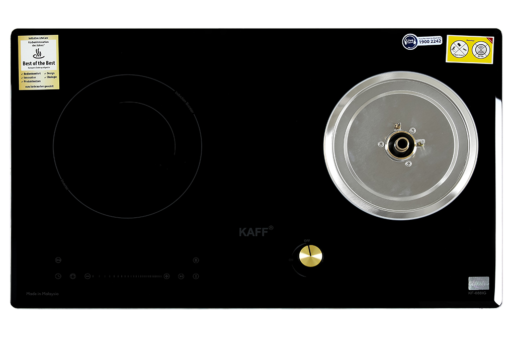 Bếp từ ga âm KAFF KF-088IG Không Màu Đen