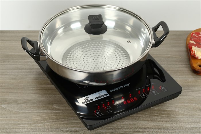 Bếp từ đơn Sunhouse SHD6805 2000W Màu Đen