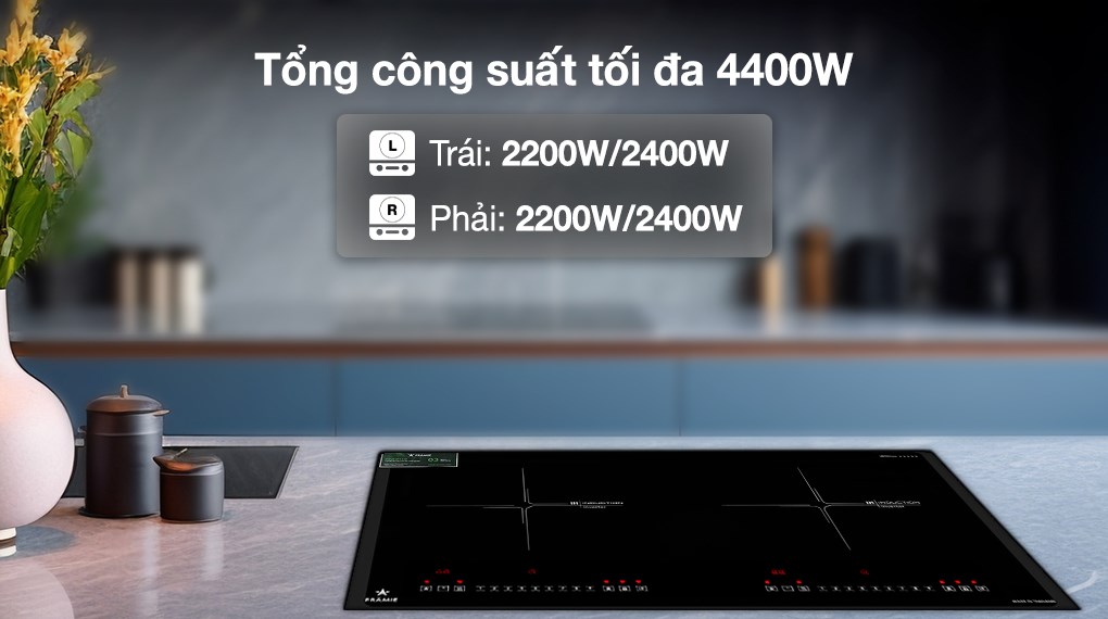 Bếp từ đôi âm Pramie PRTH-A2 4800W - 5