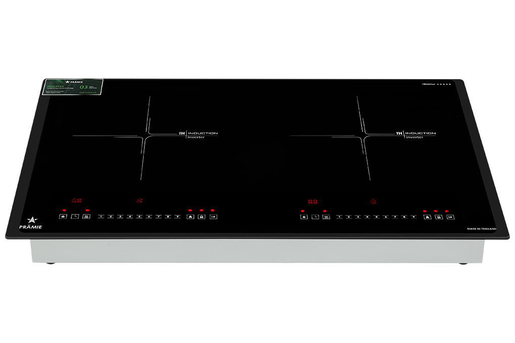 Bếp từ đôi âm Pramie PRTH-A2 4800W Màu Đen