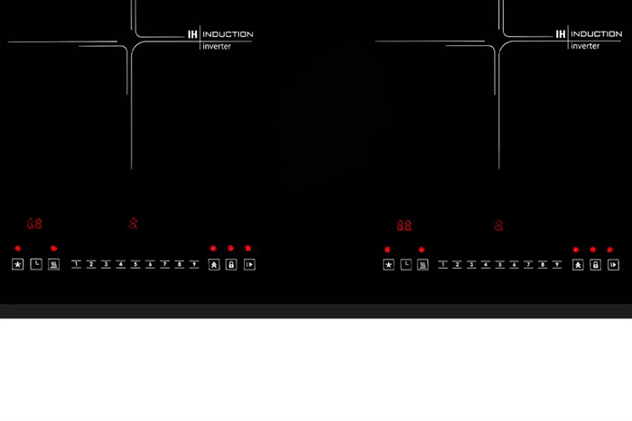 Bếp từ đôi âm Pramie PRTH-A2 4800W Màu Đen