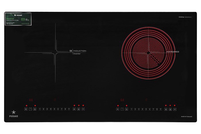 Bếp từ hồng ngoại âm Pramie PRTH-A1 4400W Màu Đen