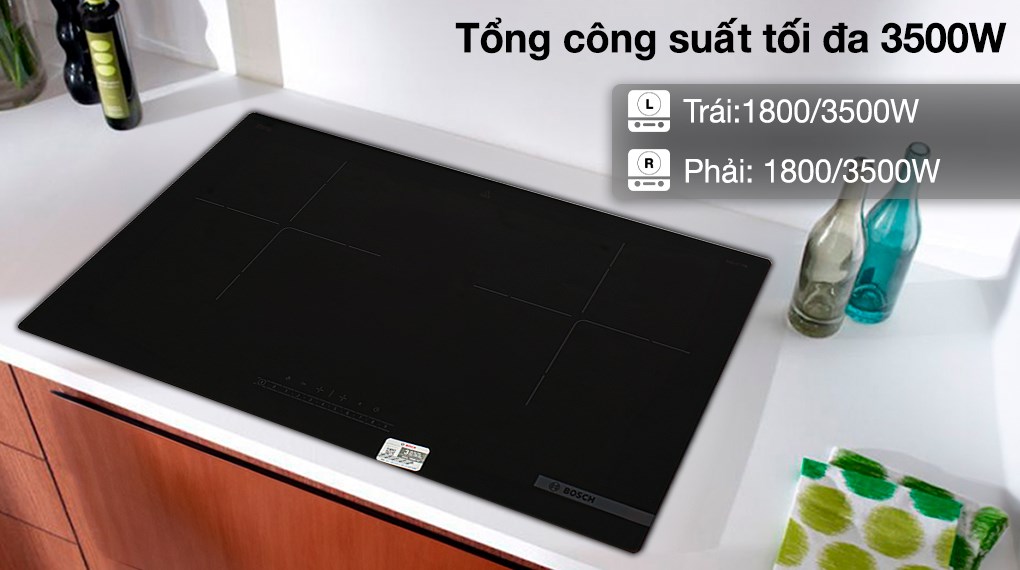 Bếp từ đôi âm Bosch PPI8256EVN 3500W