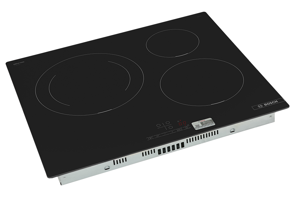 Bếp từ 3 vùng nấu âm Bosch PUJ611BB5E 4600W Màu Đen