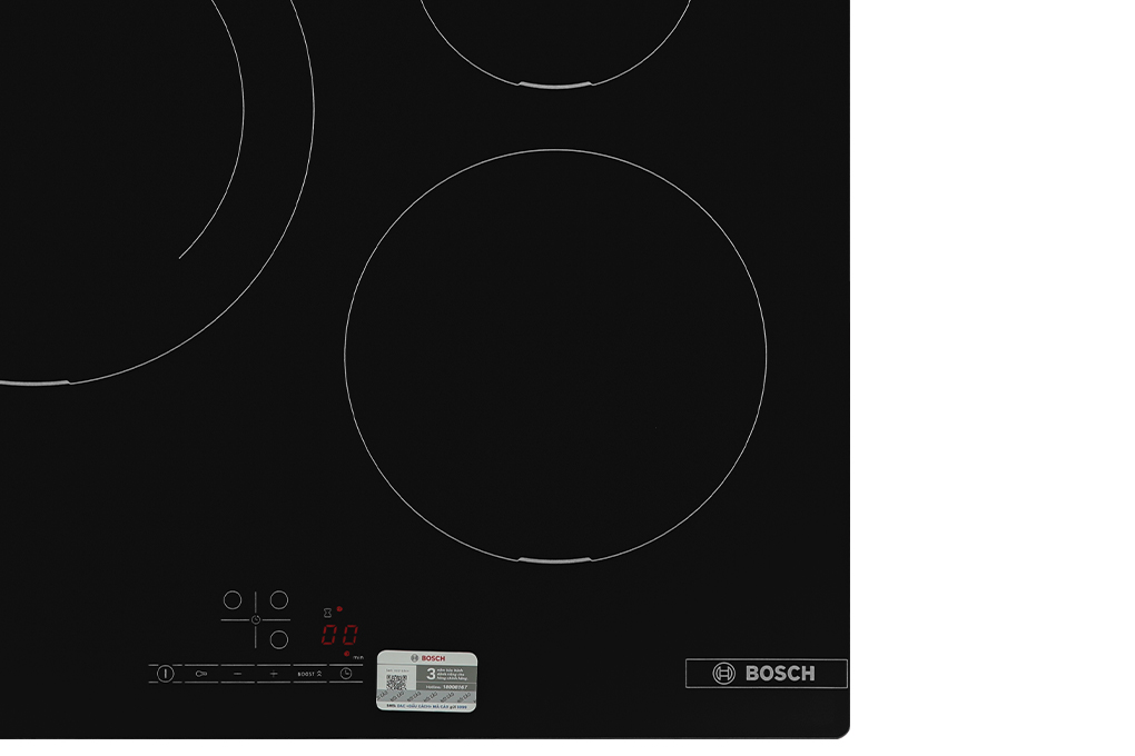Bếp từ 3 vùng nấu âm Bosch PUJ611BB5E 4600W Màu Đen