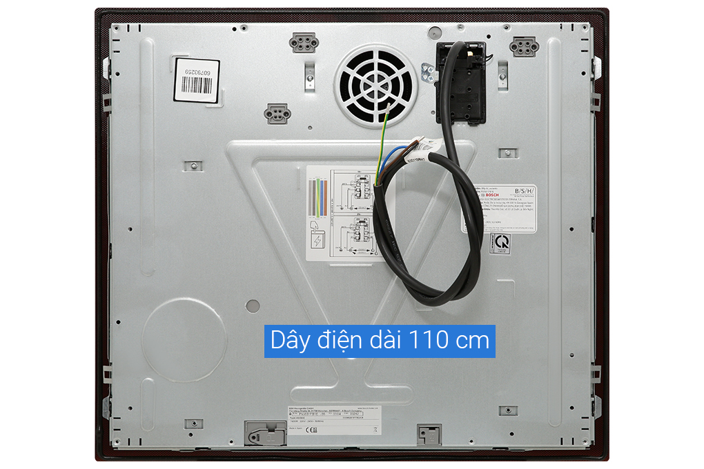 Bếp từ 3 vùng nấu lắp âm Bosch PVJ631FB1E Màu Đen