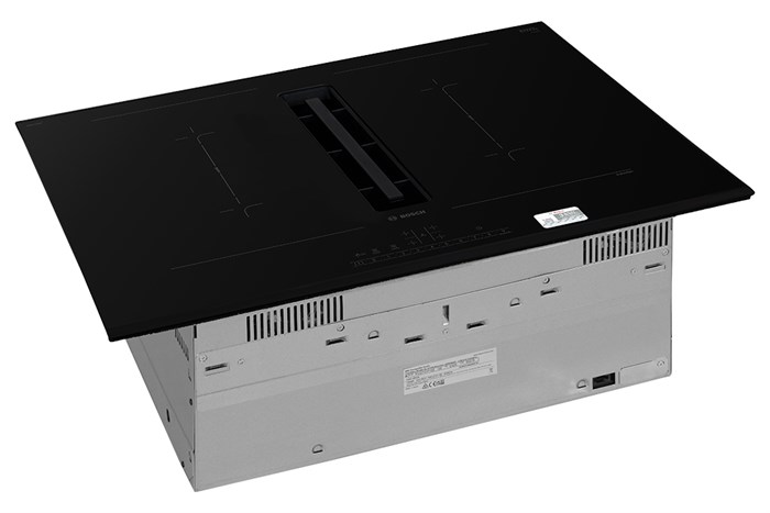 Bếp từ 4 vùng nấu lắp âm tích hợp hút mùi Bosch PVQ731F15E Màu Đen