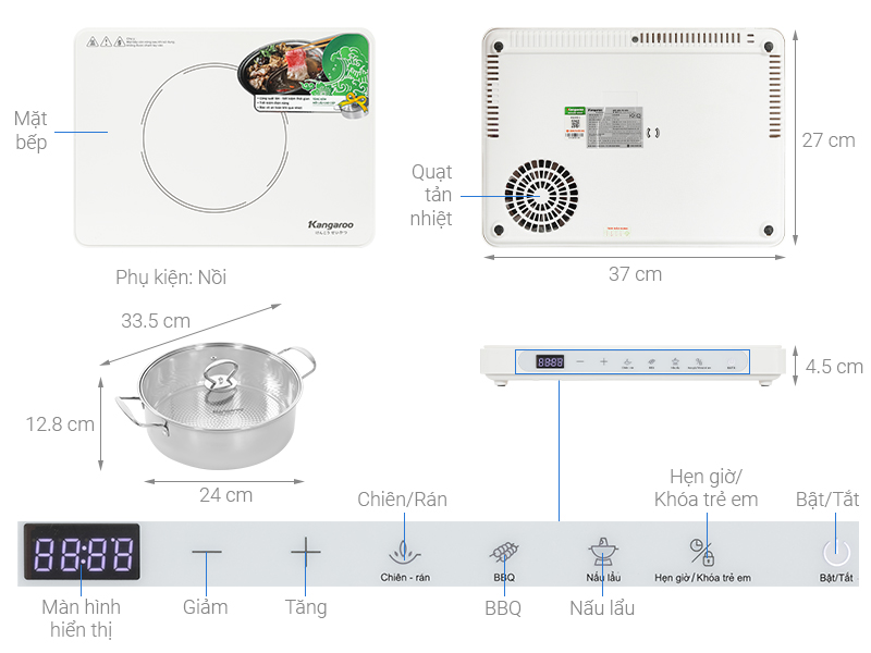 Bếp từ Kangaroo KG20IC2