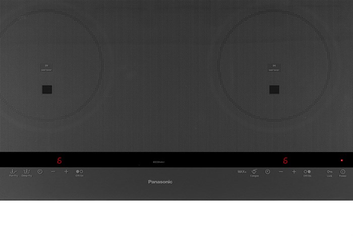 Bếp từ đôi Panasonic KY-C227EHRA Màu Đen - Xám